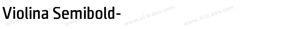 Violina Semibold字体转换
